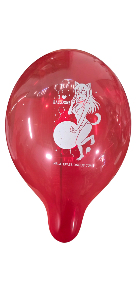 14 inch Cattex Crystal balloons i love balloons