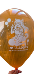 14 inch Cattex Crystal balloons i love balloons