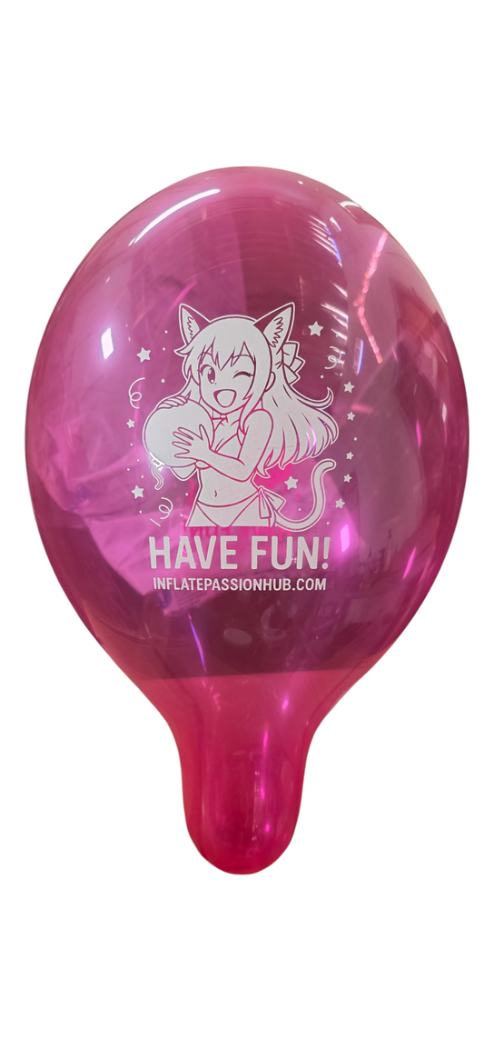 14 inch Cattex Crystal balloons have fun