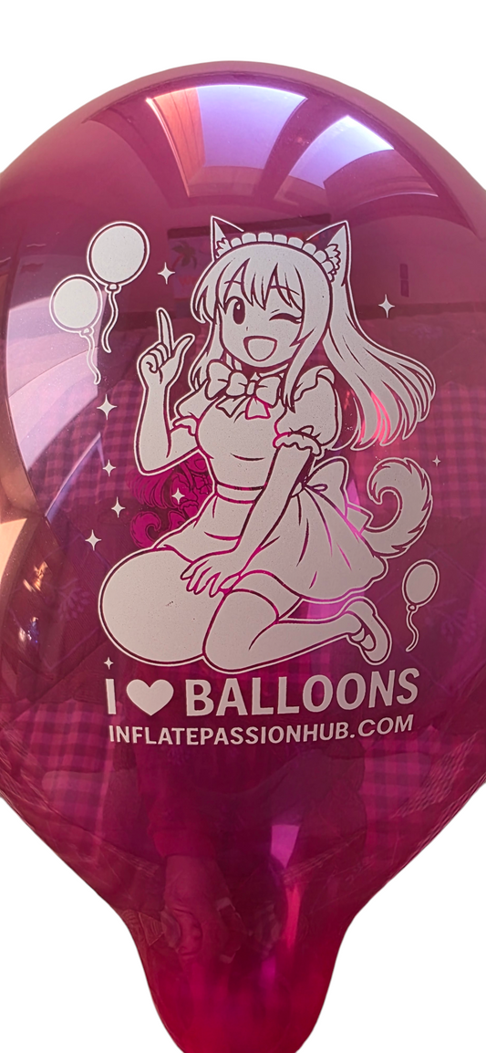 14 inch Cattex Crystal balloons i love balloons