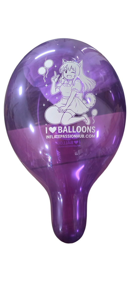 14 inch Cattex Crystal balloons i love balloons
