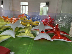 Inflatable whale 200cm custom color pvc 0.3mm